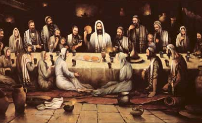 Haviam 12 homens no Seder da Páscoa